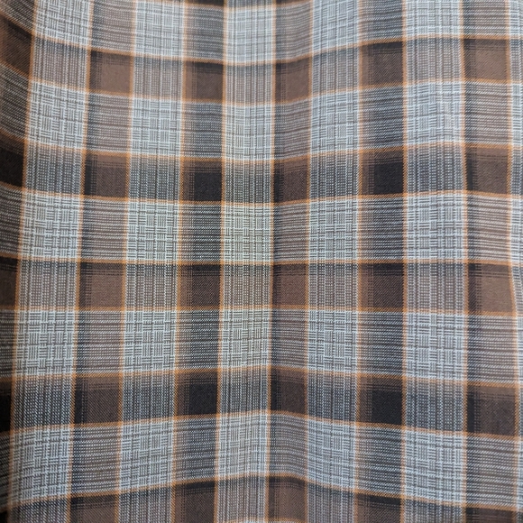 Modern English John Lennon Stretchable Plaid Shirt 2XL NWT - Picture 3 of 11